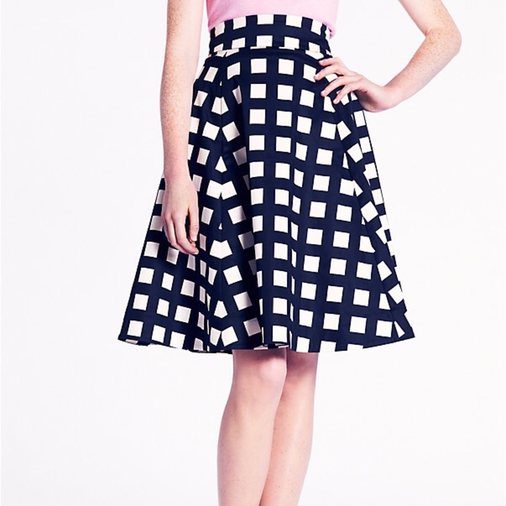 Kate Spade Sadie Checked Skirt *Like New*